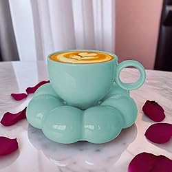 ARISKEY Coffee Mug Set Cloud Mug with Sunflower