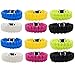 Paracord Bracelet Set for Men and Women (12 Pack) Braid with Top Quality Parachute Cord 550 lbs - 8'' Length - Great Party Favors by Frogsac USA (Solid Colors GIRLS)