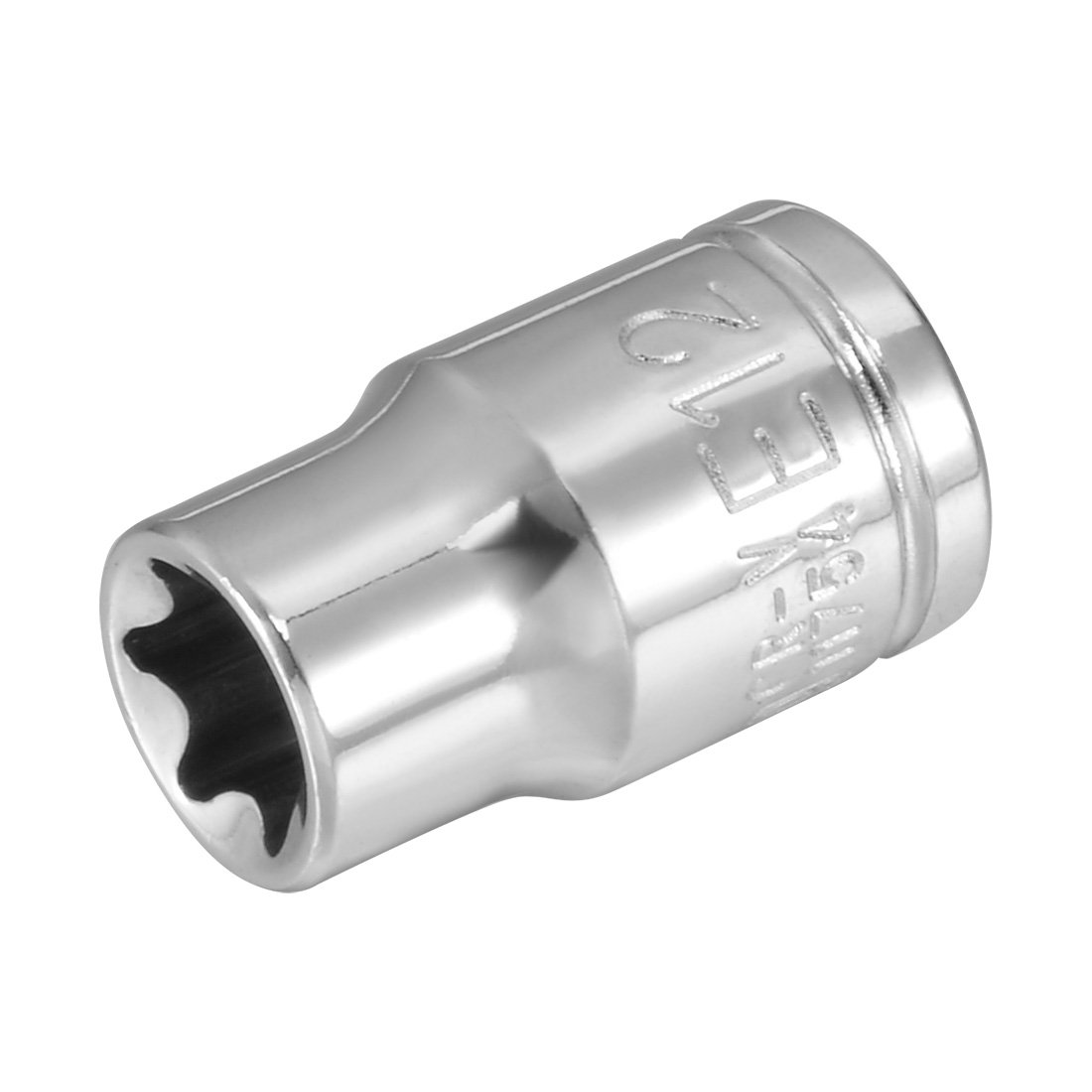 sourcing map 3/8-inch Drive E12 External Torx Shallow Socket, Cr-V Steel