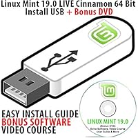 Linux Mint 19.0 LIVE Cinnamon Install USB 16Gb Bootable with Persistence 64 Bit Operating System + Bonus Software…