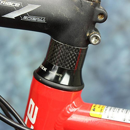YOUNGFLY Bicycle 5 Pcs Carbon Headset Spacer Fibre Gloss