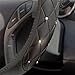 Steering Wheel Cover Bling Bling Rhinestones Crystals Car Handcraft Steering Wheel Covers Leather for Girls Silver (Bling)