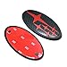 Zizii SB-CBR STI WRX Hood Grille Black Trunk Carbon Fiber Black Red Badge Emblem 2015-2018 For Subaru (Red)