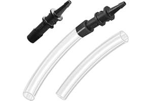 ULAPITHI RMA316 Manometer Tube Adapter, 2PCS 3/16" to 5/16 Manometer Fittings Adapter, Pressure Tube Adapter Fitting Compatible with Fieldpiece Inlet and Outlet Valves on Various Models of Gas Appliances