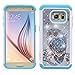 Galaxy S7 Case, Nuomaofly [Creative] Studded Rhinestone Crystal Bling Hybrid Armor Defender Dual Layer Protective Case Cover for Samsung Galaxy S7 (Owl)