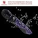 Vibrator Wand Massager Louviva Personal Power Body Handheld Back Neck Massager,Sex Toy for Women with LED Light of Seven Colors USB Rechargeable