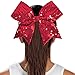 chassé Sequin Performance Hair Bow Seq Pink