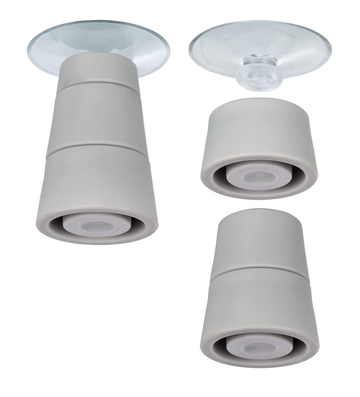 WENKO Feet for Hob Cover Plates Set of 4 - Replacement Feet, PVC, 4.4 x 5 x 4.4 cm, Transparent