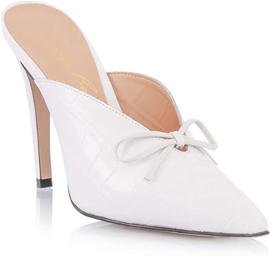 mule salto alto branco