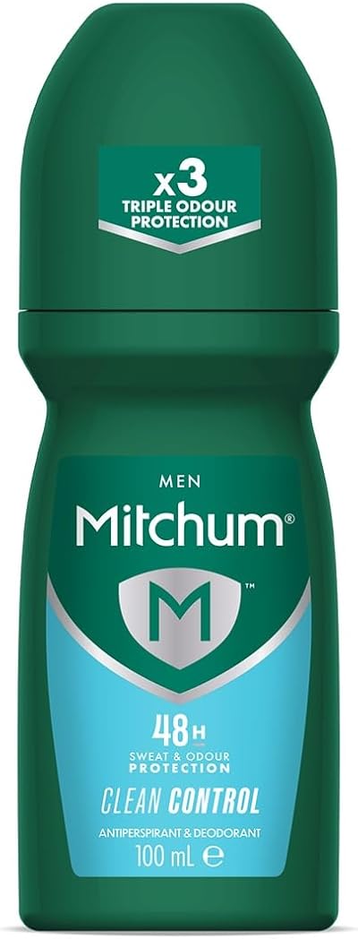 Mitchum Men 48HR Protection Roll-On Deodorant Clean Control 100 ml