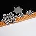 Fyore 4 Pcs Snowflakes Metal Cutting Dies Stencil Template Mould for DIY Scrapbooking Album Paper Card Craft (Snowflake)