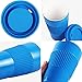 Yilove Coffee Mug With Lid, BPA-free, Ceramic, 16 Ounce-Blue