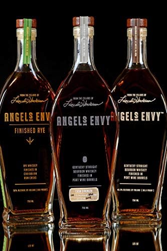 Angels Envy Bourbon Family - Port, Rye and Single Barrel Art Poster (10x15)