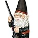 Exhart Garden Gnome, Hunting Harry Garden Statue, Funny Outdoor Garden Decoration, 7 x 13.5 Inch