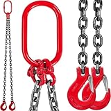 Mophorn Chain Sling, 3/8 Inch x 5 Ft Double Leg