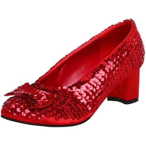 shoes to wear with red sequin dress