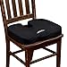 Aylio Coccyx Seat Cushion | Back Support, Tailbone Relief, Washable Cover (Black)
