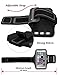 DEEGO Sports Running Armband with Water-Resistant Screen Protector & Key Holder for IPhone 7/6/6s Plus,Galaxy S8 S7 S6 Edge 5.5 Inch - Black