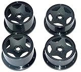 HPI Baja 5b SS *BLACK WHEELS* Rims Tires Beadlocks