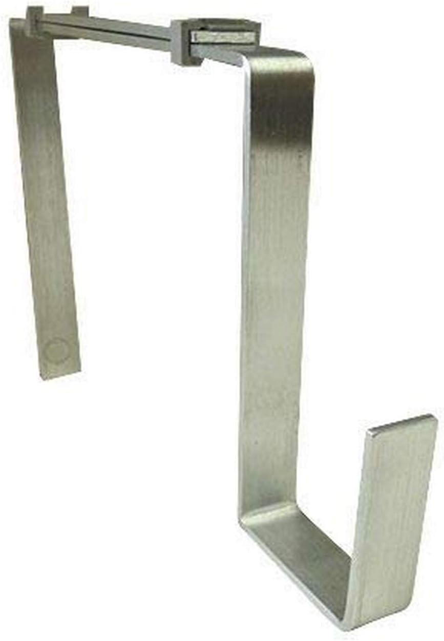 Wreath Hangers - Flag Headstone Wreath Hanger, Silver