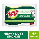 Scotch-Brite Heavy Duty Scrub Sponge, 12 Scrub Sponges