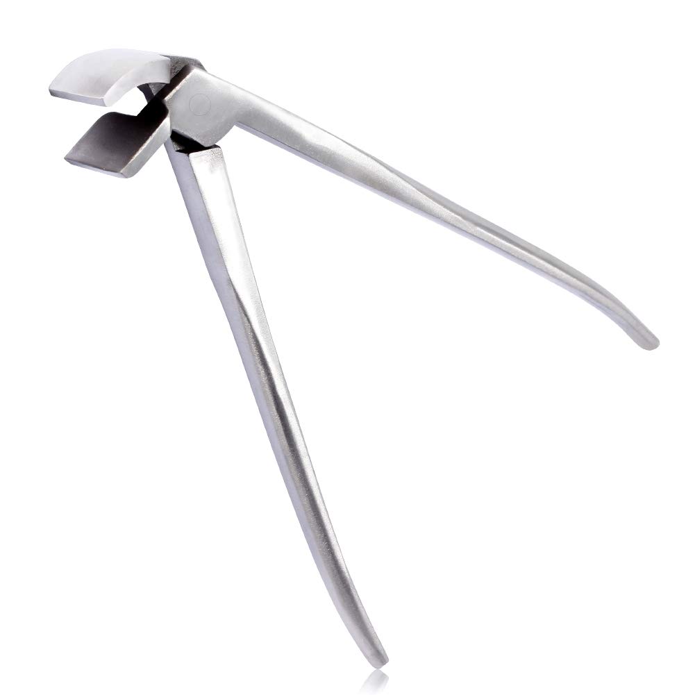Leathercraft Pliers SPEEDWOX Leather Flatten Pliers Leather Edge Adjustment Press Clamp Edgefold Straight Head for Leather Belt and Bag DIY Hand Tools