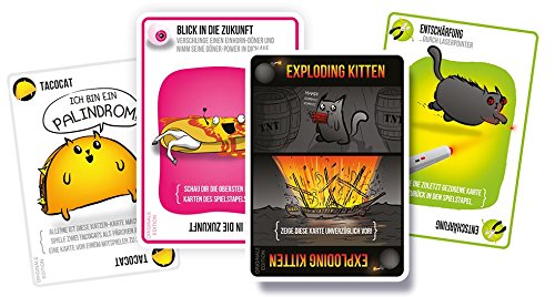 Exploding Kittens, Exploding Kittens, Grundspiel, Partyspiel, Kartenspiel, 2-5 Spieler, Ab 7+ Jahren, 15+ Minuten, Deutsch 5