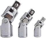 Gunpla 3 Pc Impact Universal Joint Socket Set 1/4 3/8 1/2 Drive CR-V Steel view 1