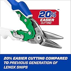 LENOX TOOLS Pliers, Right Avitation Snips, With