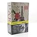 Riipoo Diversion Hidden Book Safes, M Size Eiffel Tower Pattern Book Safe, Metal Case Inside & Key Lock, Complete Book Safe Measures 7.1 x 4.5 x 2.2 Inch