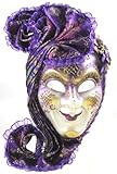RedSkyTrader Womens Elegant Female Venetian Mask w/ Hat