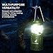 MalloMe Camping Lantern Green Blue 2 Pack Lanterns for Power Outages, Camping Lights for Tent Hanging, Camp Light Tent Lamp Emergency Battery Powered LED Lantern (Rechargeable Batteries Not Included)