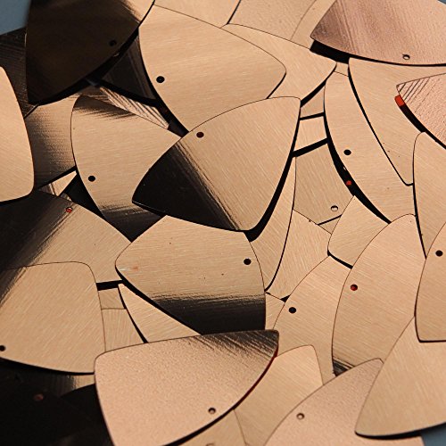 Copper Shiny Metallic Fishscale Fin 1.5