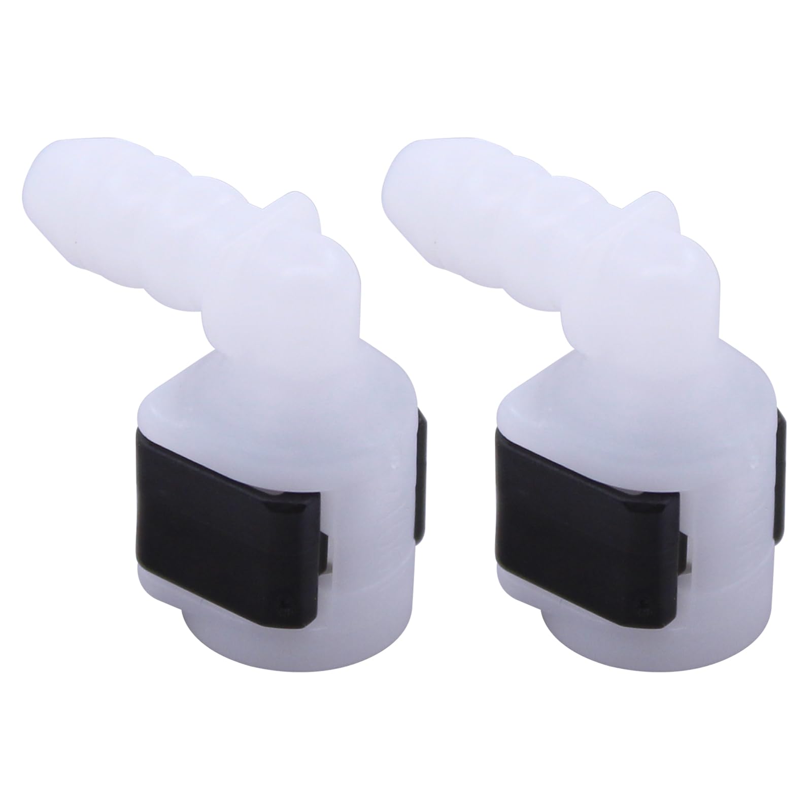 Photo 1 of ApplianPar 2Pcs Windshield Washer Connector Hose Elbow Check Valve for VW Golf Jetta Passat Touareg Beetle for Tiguan