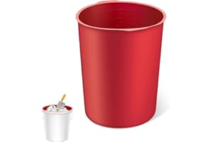 5 Gallon Bucket Liner, Kinok Reusable Bucket Saver Five Gal Silicone for Mixing Thinset, Beast Mixer and Storing Food, Red Food Grade Silicone（Red）