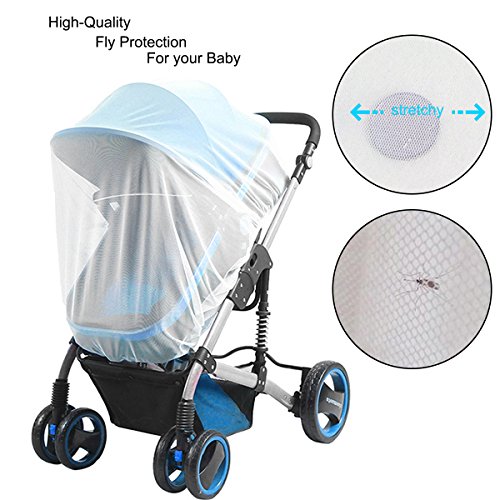 image for Baby Stroller Rain Cover and Mosquito Net Weather Shield,Yinuoday Univ