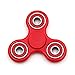 Yeahbeer Hand Fidget Spinner Toy Stress Reducer and Perfect For ADD, ADHD ,Finger Toy fidget work Ultra Fast Bearings (red with sliver)