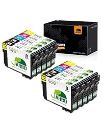 JARBO Remanufactured Ink Cartridge Replacement for Epson 252XL 252 XL T252 T252XL to use with Workforce WF-3640 WF-3620 WF-7110 WF-7710 WF-7720 Printer (4BK, 2C, 2M, 2Y) 10 Packs