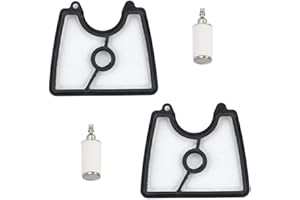 HUSWELL 545112101 Air Filter 530095646 Fuel Filter for Husqvarna 125b Craftsman 125B 125BV 125BX 125BVX 28CC 170 MPH Leaf Blower