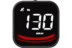 WURAWUS Digital GPS Speedometer Universal Car HUD Head Up Display Multifunction GPS Speed Meter for All Vehicle