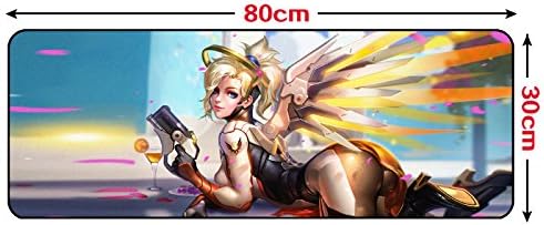 GALIGEIGEI Soft Smooth Gaming Mouse Pad Mouse Mat (31.5 "x 11.8"x0.12") (MERCY-2)