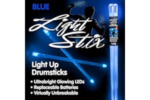 OFG PRODUCTS Light Stix LED Light Up Drumsticks (Blue)