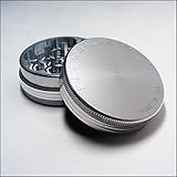 Small Space Case® Aluminum Grinder 2 Piece Magnetic Top + Cali Crusher® Pollen Press (SCM-2(S)+CCP)