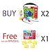 Jar Melo Finger Paint 7 Colors Set Washable Kids' Finger Paint, 7 Count Paints Supplies Gift for Kids,Toddler