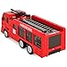 Best Choice Products Kids Toy Fire Truck with Electric Flashing Lights, Siren Sound, Bump & Go Action, Red