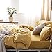 mixinni Modern Style Super Soft Gold Fitted Sheet Solid Color Bed Sheet 15