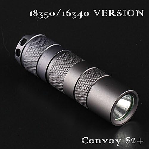 Convoy S2+ 18350/16340 Version 7135*8 5-Mode LED Flashlight
