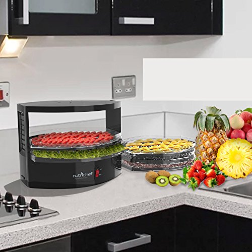 NutriChef Electric Food Dehydrator Machine Professional MultiTier
