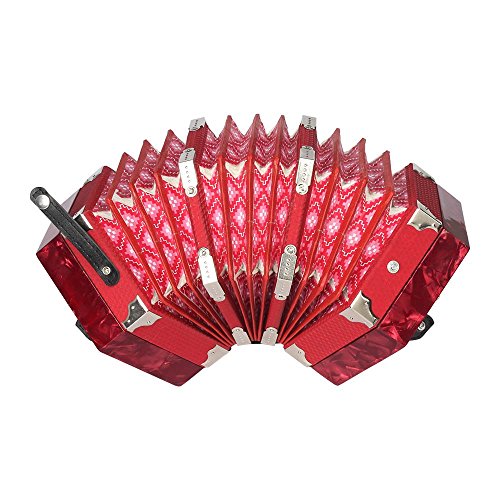 Ammoon concertina accordion 20-button 40-reed anglo sty…