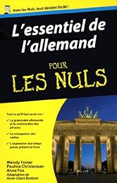 L' essentiel de l'allemand pour les nuls
